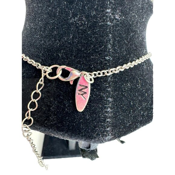 New York & Company Bib Necklace Statement Jewelry Silver Tone Fashion Costume - Picture 4 of 4